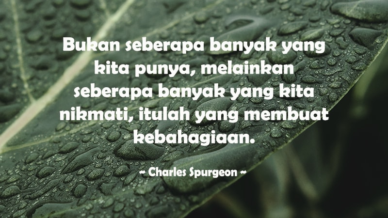 Caption Instagram Keren & Kekinian - Charles Spurgeon